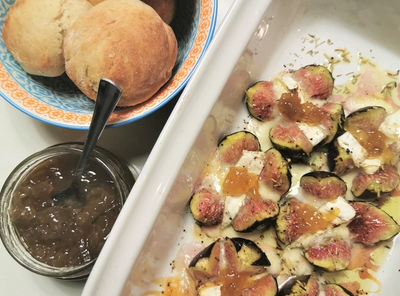 Baked Figs & Brie